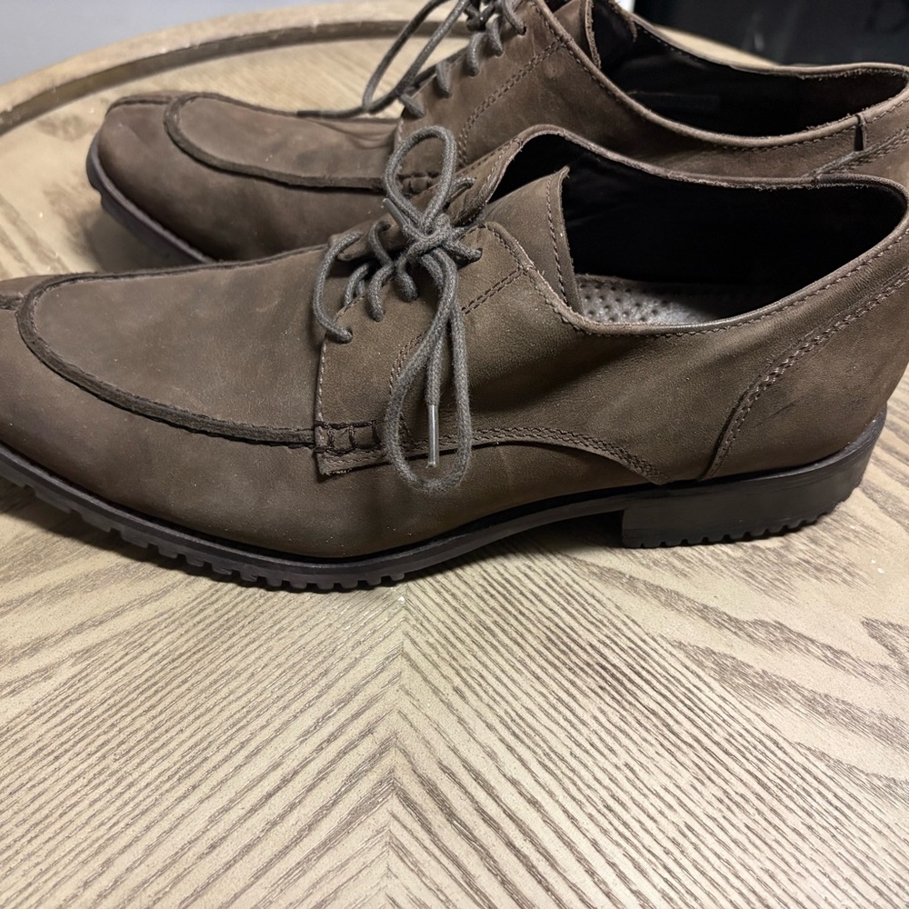 Cole Haan Mens Size 8 M NikeAir Brown Suede Leather Dress Shoe C11050